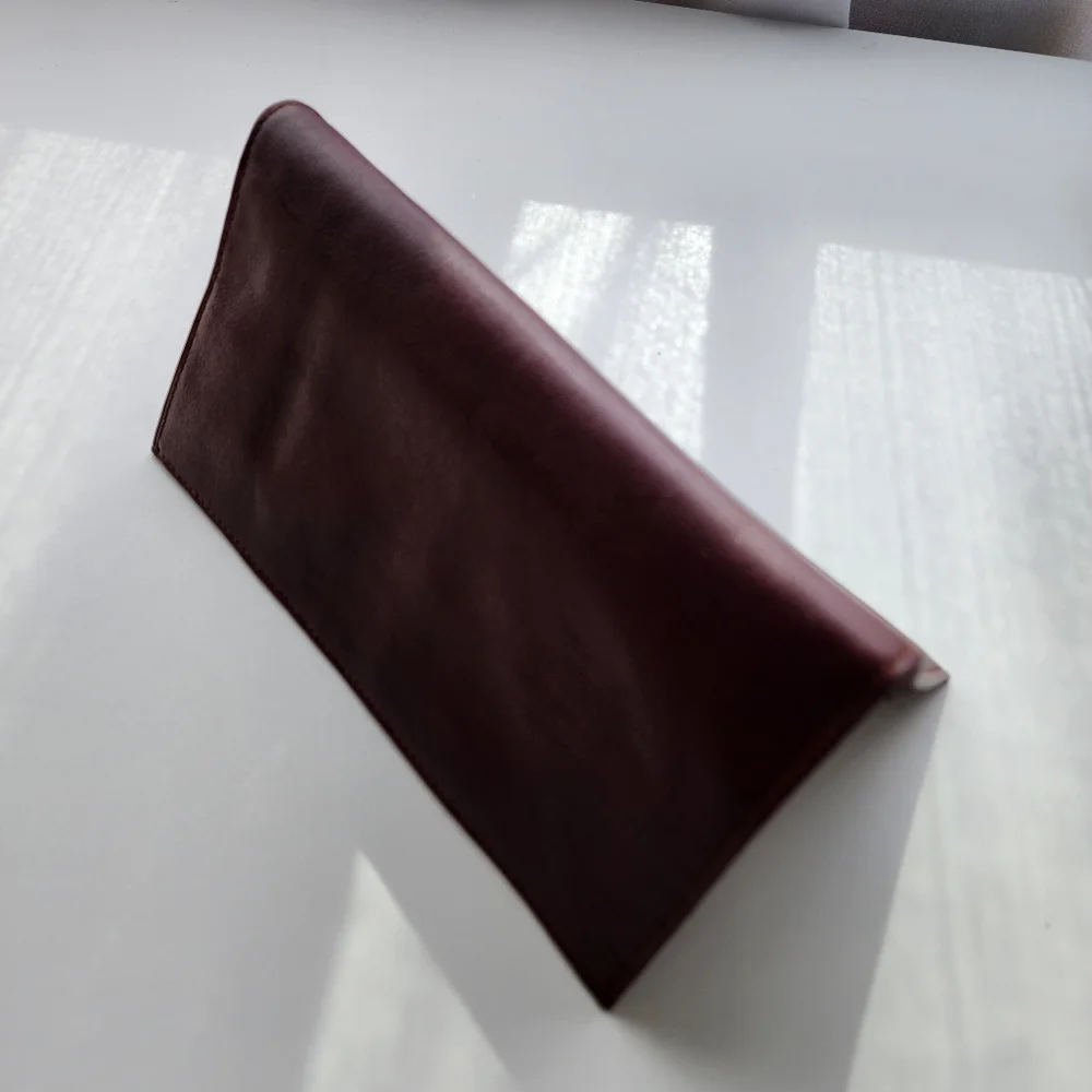 Father's Day Gift Leather bifold Wallet Brown